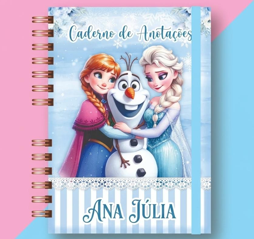 Caderno A4 Anotações personalizados
